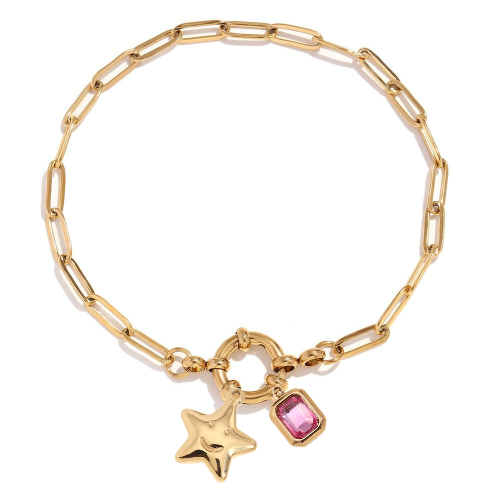 Personalised Chain Bracelet (Gold & Silver)