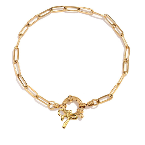 𐙚 Personalised Gold Chain Bracelet
