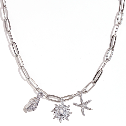 𐙚 Personalised Silver Chain Necklace